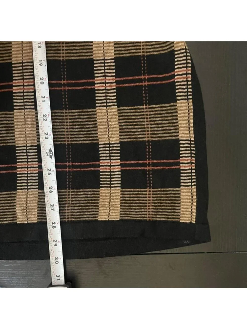 90s plaid preppy academia knit light weight polo sweater